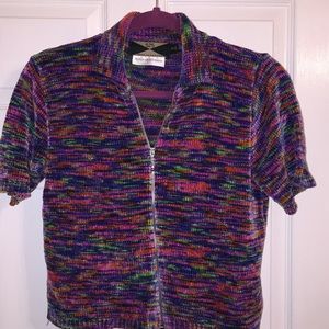 BERGDORF GOODMAN vintage crop sweeter sz PS